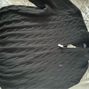 Black Ralph Lauren Quarter zip